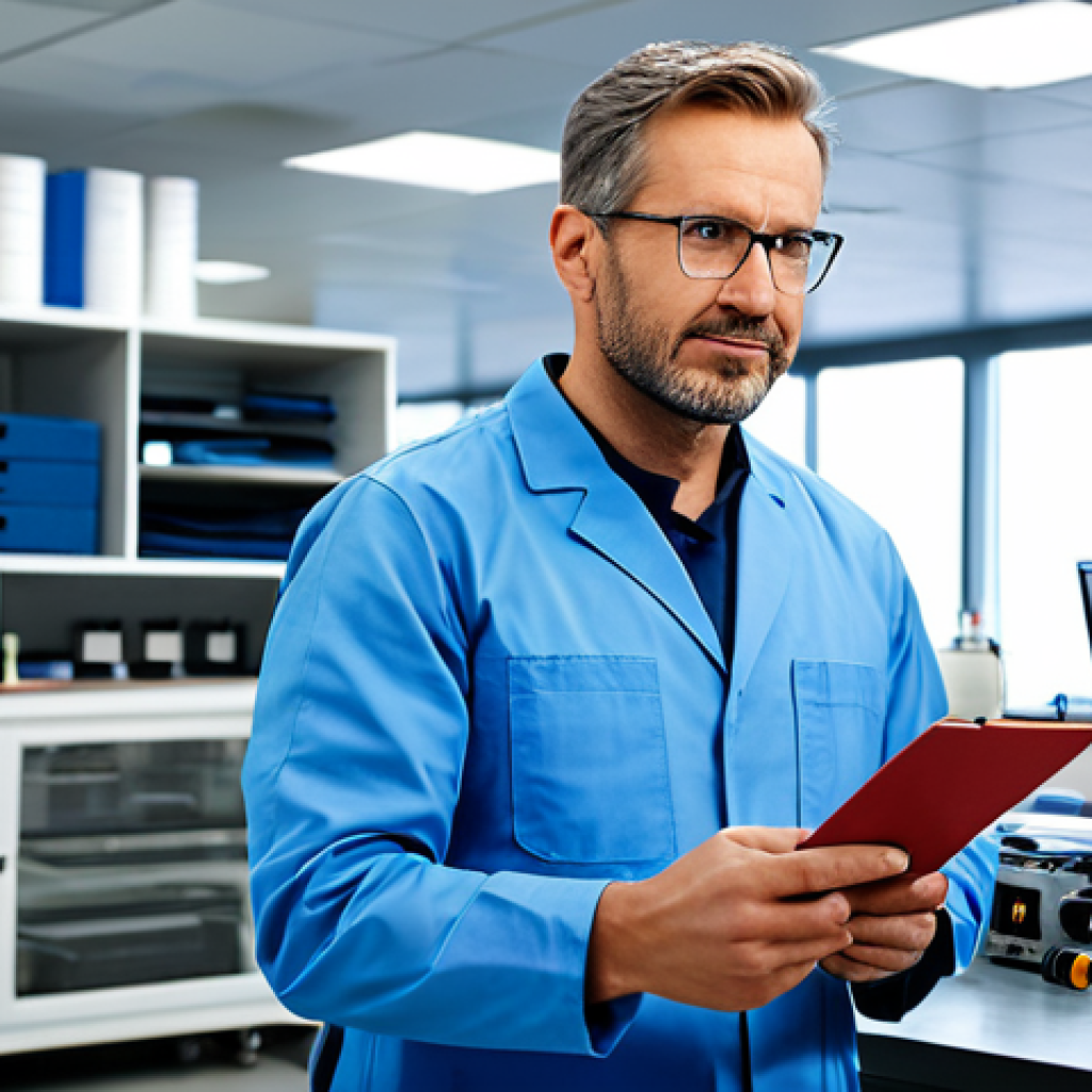 A professional textile engineer, fully clothed in appropriate attire, in a modern fiber engineering lab, safe for work, perfect anatomy, natural proportions, professional, modest, family-friendly.