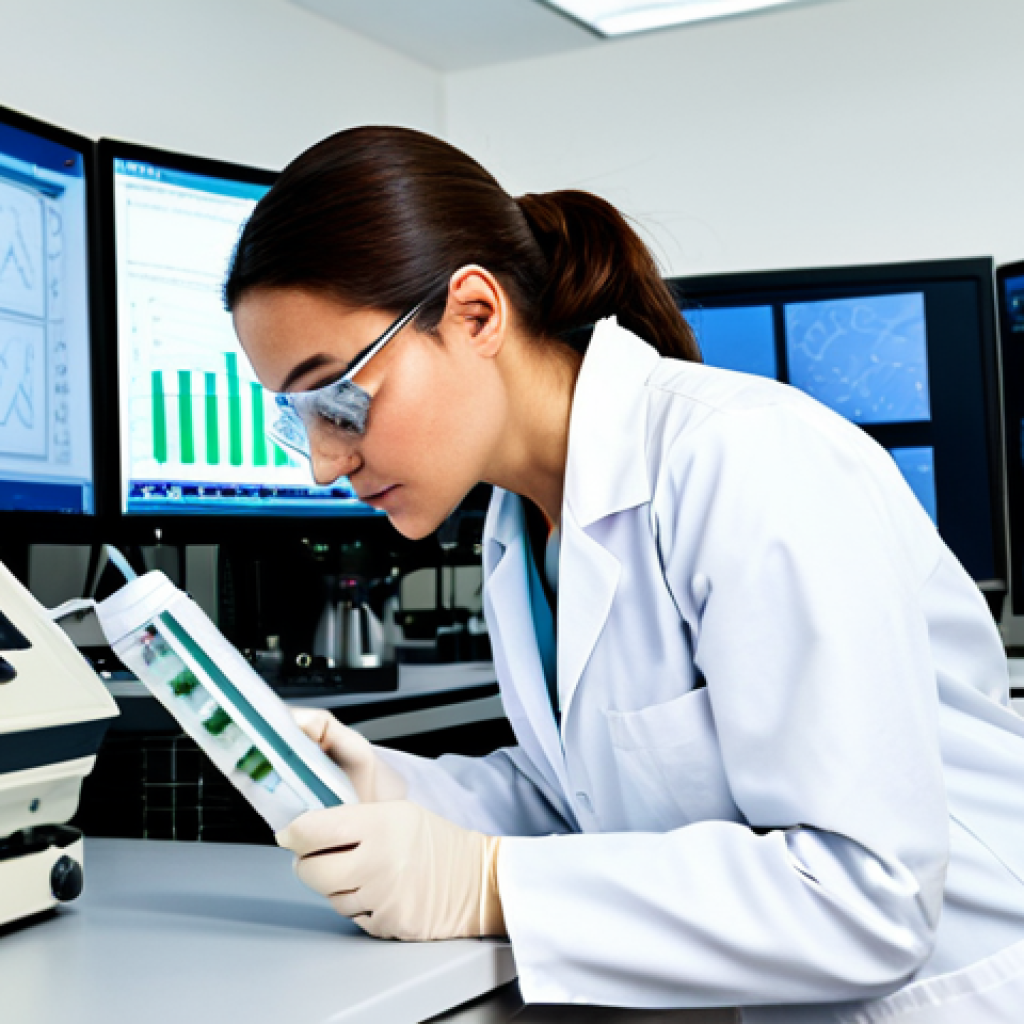 섬유기사 실기시험의 준비 사례 - The Fiber Scientist**

"A professional fiber scientist in a well-lit laboratory, fully clothed in ap...