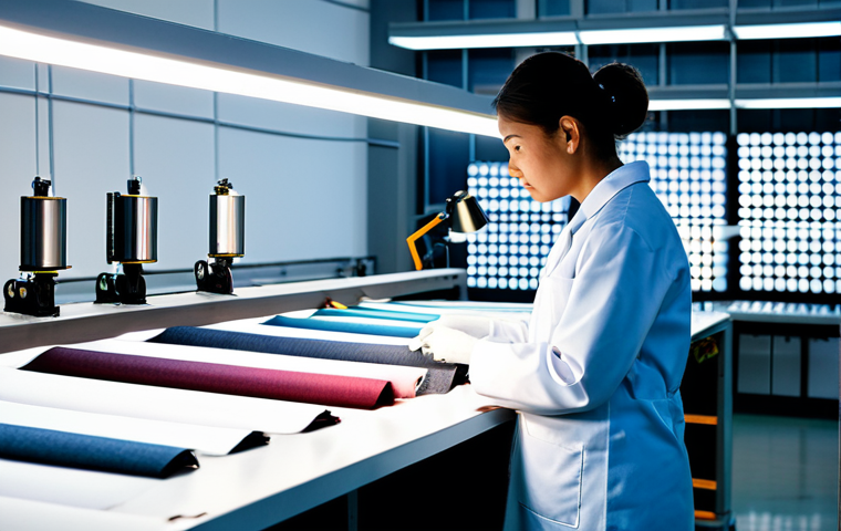 섬유기사 실기시험의 준비 사례 - Yarn Manufacturing Expert**

"A yarn manufacturing expert giving a presentation in a modern conferen...