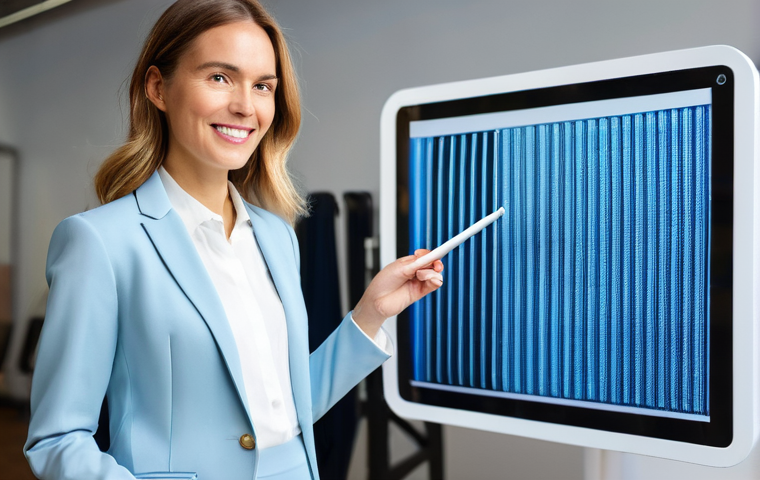 섬유기사 합격 공부 시간 배분 - **Prompt 1: The Inspiring Textile Blogger**
    "A confident and articulate female blogger, in her l...