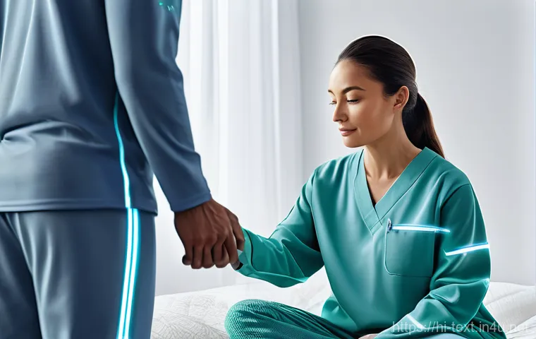 섬유기사 자격증과 관련 직업군의 특징 - **Prompt:** A vibrant, futuristic textile factory floor, brightly lit with natural light streaming t...