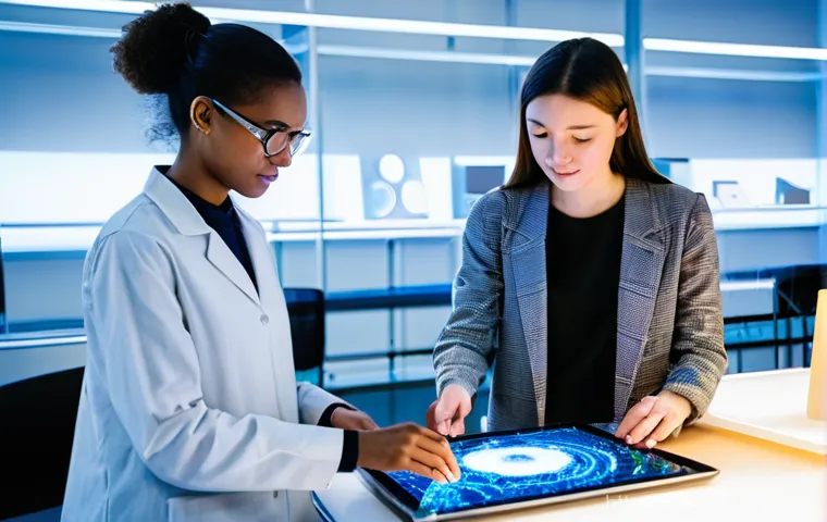 섬유기사 실기 시험 준비 체크리스트 - **Prompt 2: Hands-On Fabric Testing in Action**
    "A male textile engineering student, in his earl...