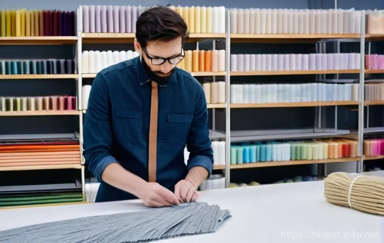 섬유기사와 자격증 취득의 가치 - **Prompt:** "A vibrant, modern, and high-tech textile engineering laboratory filled with natural lig... 섬유기사와 자격증 취득의 가치 - **Prompt:** "A vibrant, modern, and high-tech textile engineering laboratory filled with natural lig...