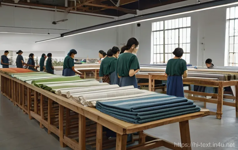 섬유기사 자격증과 관련 직업군의 특징 - **Prompt:** A dynamic, high-tech research and development lab where a diverse group of textile engin... 섬유기사 자격증과 관련 직업군의 특징 - **Prompt:** A dynamic, high-tech research and development lab where a diverse group of textile engin...