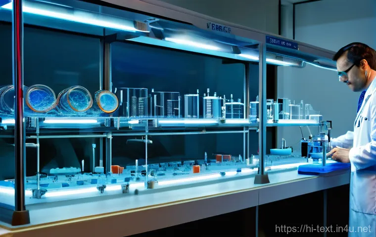 섬유기사 자격증과 관련 직업군의 전망 - **Prompt 2: Sustainable Textile Production Facility**
    "A panoramic view of a large, eco-friendly...