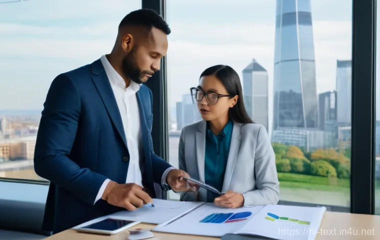 섬유기사 필기시험 준비 전략 - **Image Prompt 2: Textile Quality Control in Action**
    A modern, brightly lit textile laboratory....