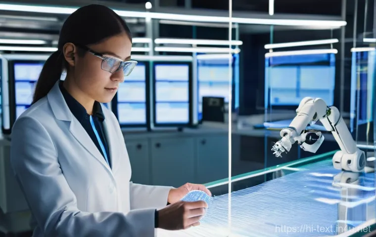 섬유기사 직무별 필요 역량 - **Innovation in Textile Engineering Lab**
A brightly lit, spacious, and futuristic textile engin...