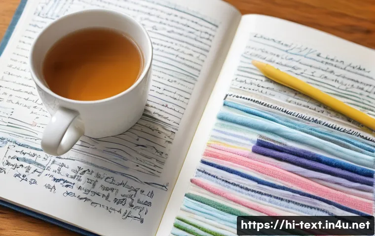 섬유기사와 시험 준비의 효과적인 방법 - **Prompt 1: Deep Dive into Textile Fundamentals**
"A bright, well-organized study desk bathed in...